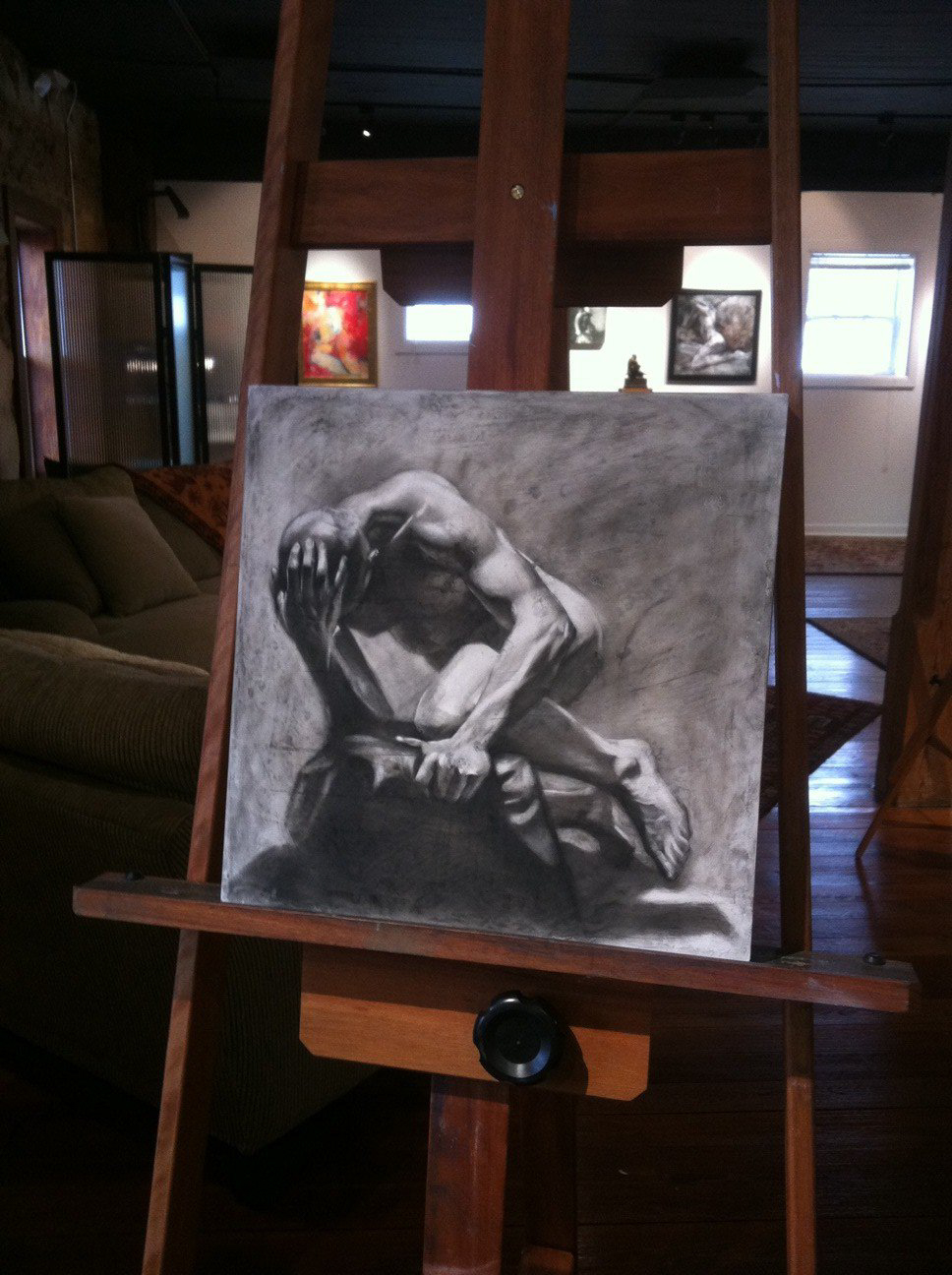 Crouching Figure, Gallery View