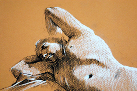 Curled Figure, Small Study