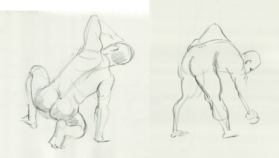 Gesture Studies, Kneeling