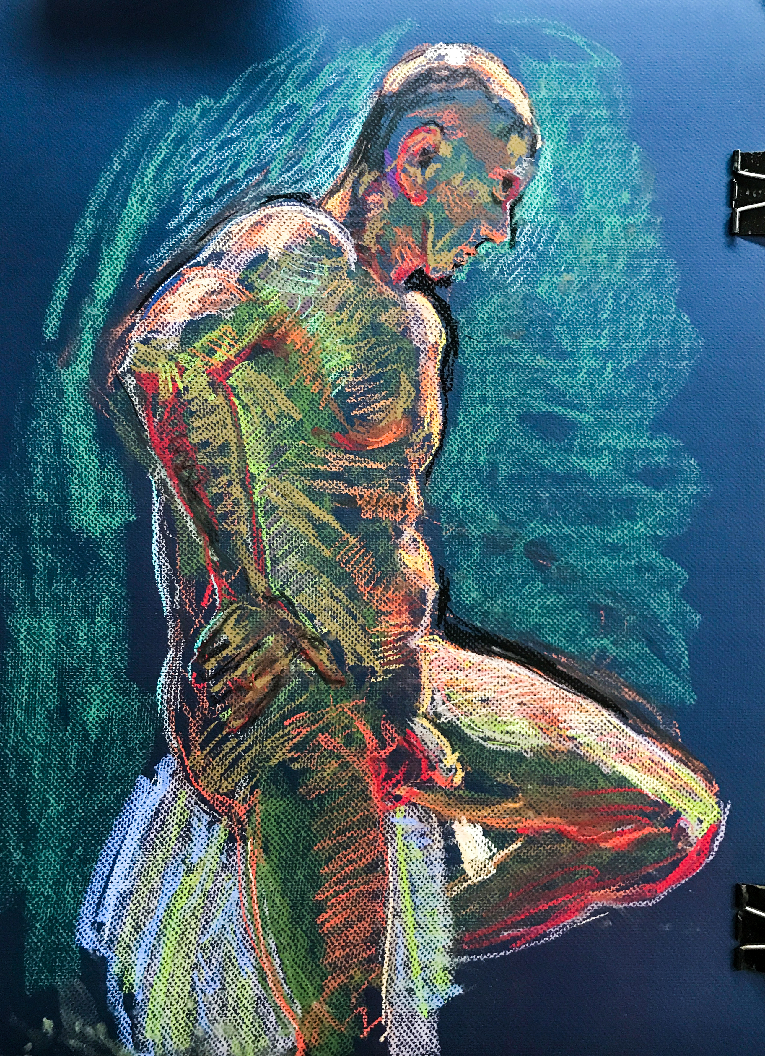 Profile Study, Downward Gaze