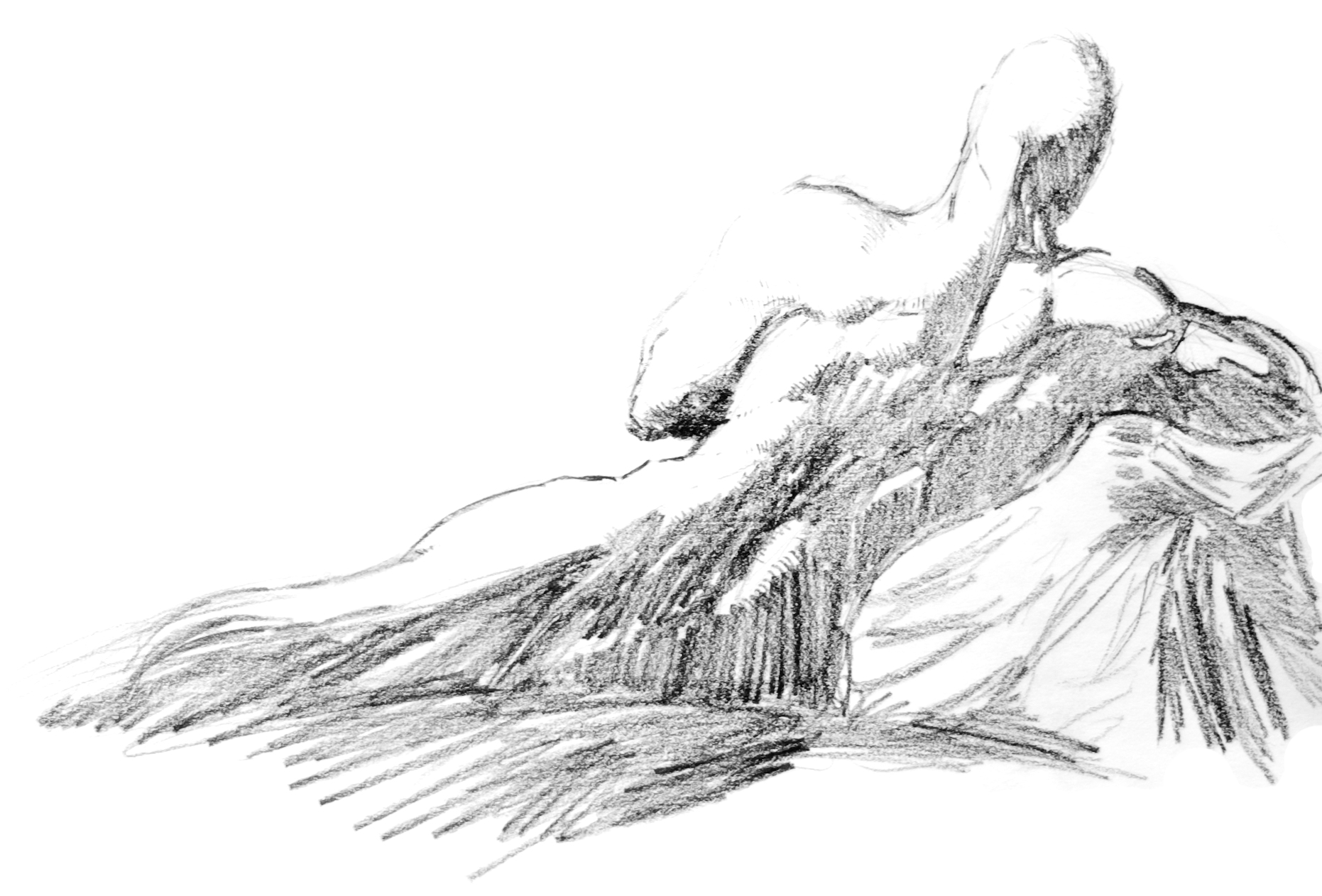 Reclining Figure, Study in Shadow