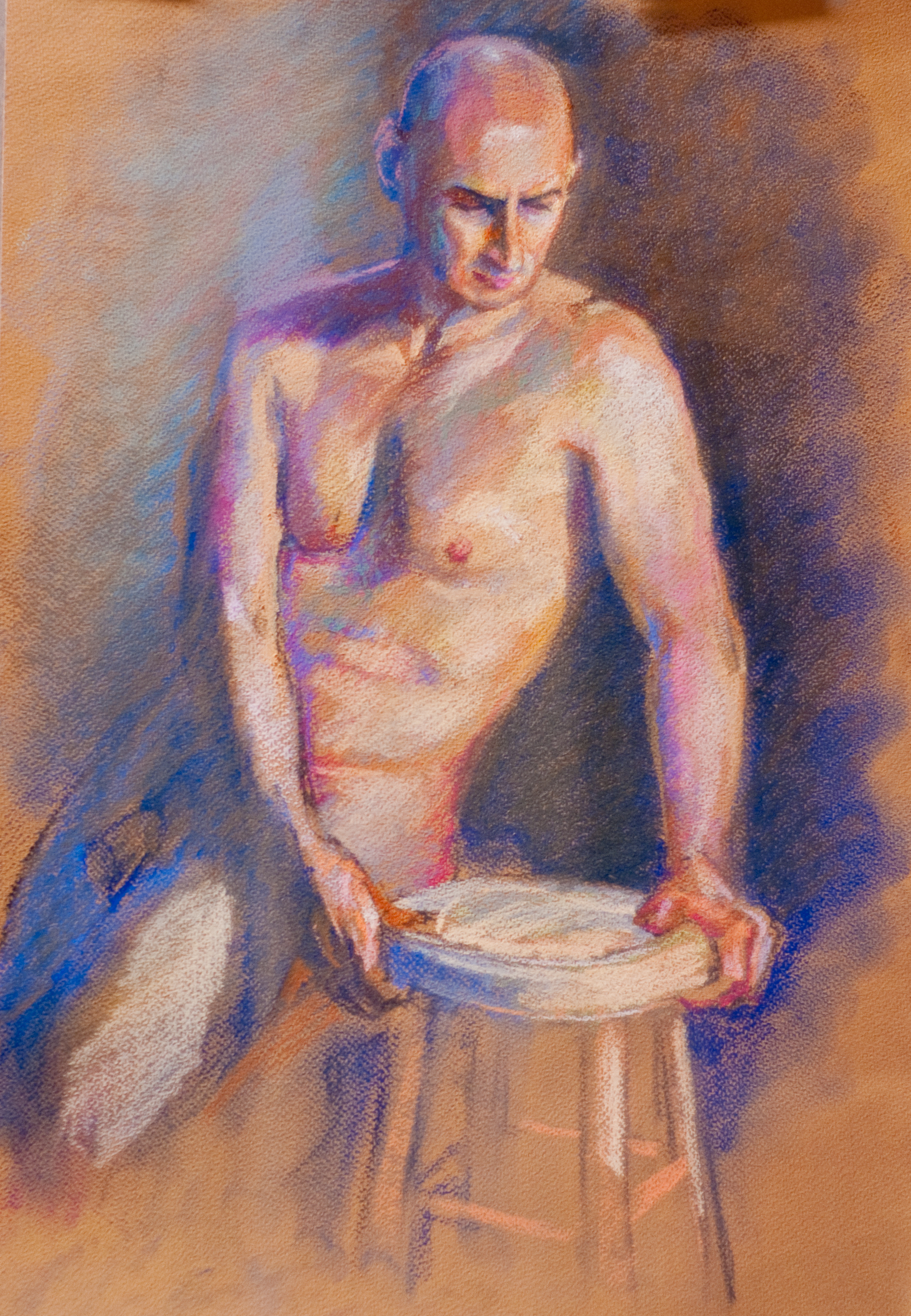 Seated Figure, Downward Gaze