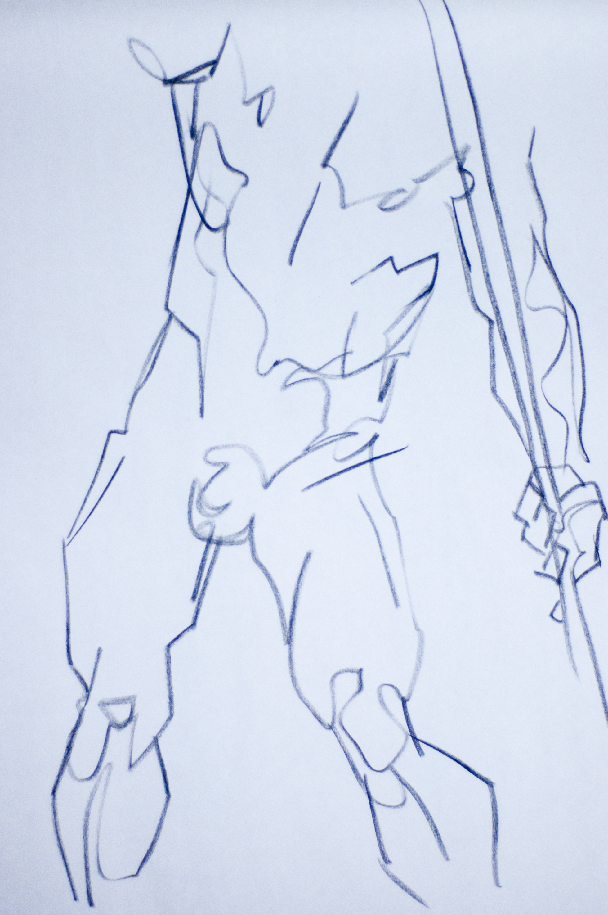 Standing Figure, Contour Study