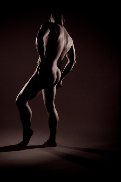 Male Nude in Black No. 3