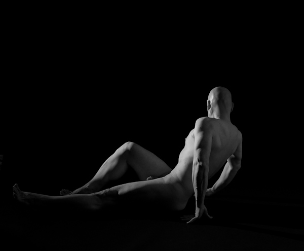 Male Nude in Black No. 1